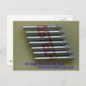 CNC Router Bits für eine schöne 3D-Stone-Carving Postkarte (Vorne/Hinten)