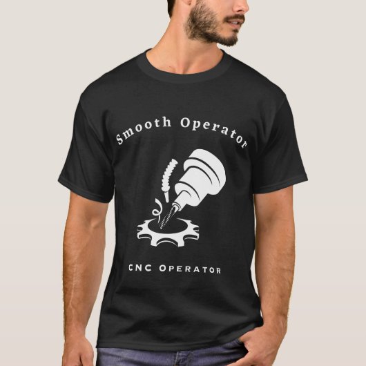 CNC-Smooth-Operator T-Shirt (Vorderseite)