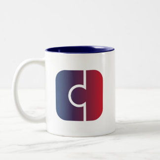CNCT App Logo-Tasse Zweifarbige Tasse