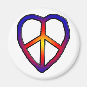 CND Herzkopie Magnet