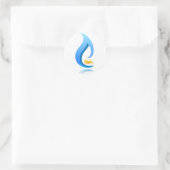 CNG Car Round Sticker (Tasche)