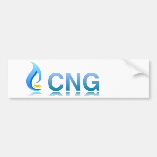 CNG komprimierter Erdgas-Fahrzeug-Aufkleber Autoaufkleber (Vorne)