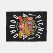 Cnic Squad Funny Family Reunion Friends Cnicking Q Fleecedecke (Vorderseite (Horizontal))