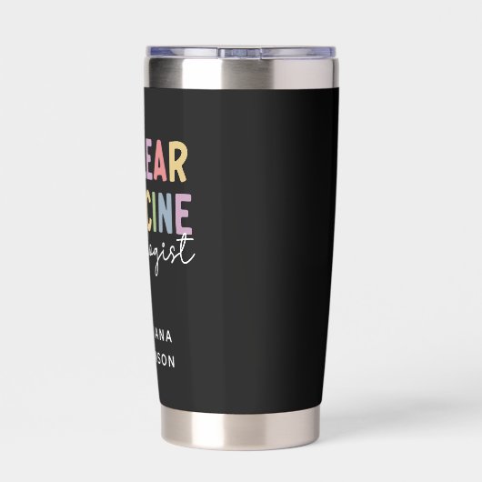 CNMT-Geschenke für den Nuklearen Medizintechniker Thermobecher (Rückseite)