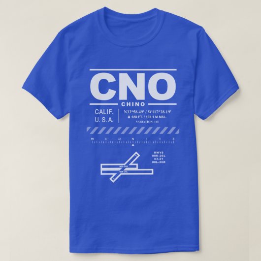 CNO T - Shirt Chino Airport (Design vorne)