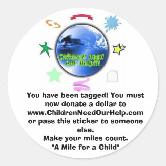 CNOH Logo, Sie wurden markiert! Sie müssen jetzt d Runder Aufkleber