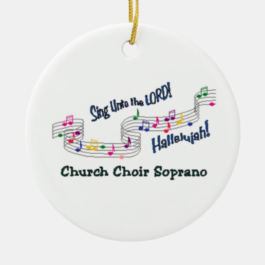 Cnotes Church Choir Soprano Keramikornament (Vorne)