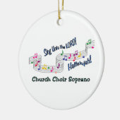 Cnotes Church Choir Soprano Keramikornament (Links)