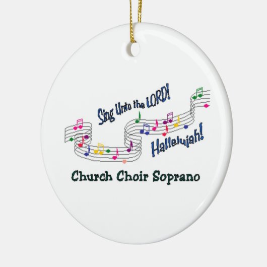 Cnotes Church Choir Soprano Keramikornament (Links)
