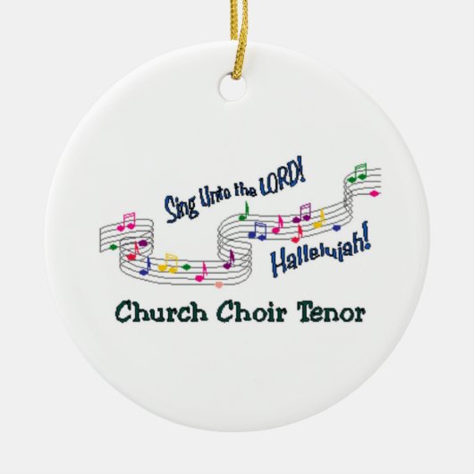 Cnotes Church Choir Tenor Keramikornament (Vorne)