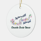 Cnotes Church Choir Tenor Keramikornament (Links)