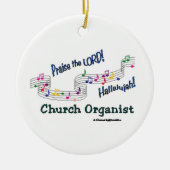 Cnotes-Kirchen-Organist Keramik Ornament (Vorne)