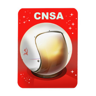 CNSA China Space Art. Foto drucken Magnet