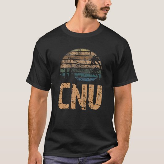 CNU Vintager Sonnenuntergang gestört T-Shirt (Vorderseite)