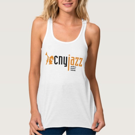 CNY Jazz Women's Razorback T-Shirt Tank Top (Vorderseite)