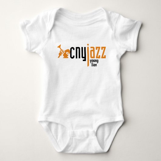 CNY Jazz Young Lion Baby T-Shirt Baby Strampler (Vorderseite)