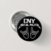 CNY-Metallmiliz-Knopf Button (Vorne & Hinten)