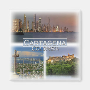CO0014 Amerika, Kolumbien, Cartagena, Kühlschrank Magnet