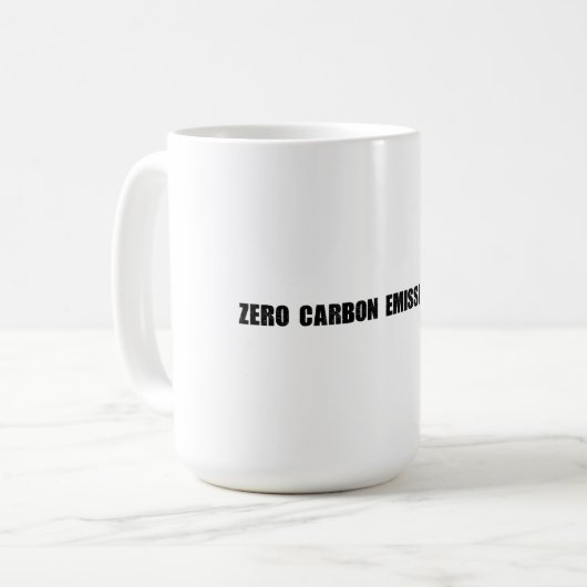 CO2-Emissionsheld Kaffeetasse (Vorderseite Links)