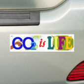 CO2 ist Leben-Autoaufkleber Autoaufkleber (Auf Auto)