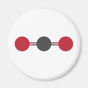 CO2 Molekulare Struktur Magnet