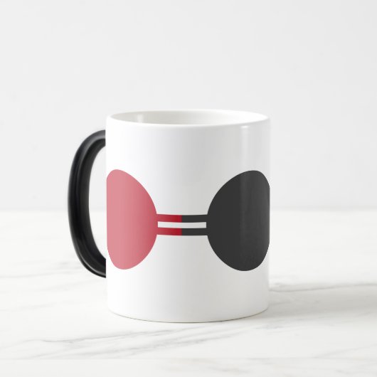 CO2 Molekulare Struktur Verwandlungstasse (Vorderseite Links)