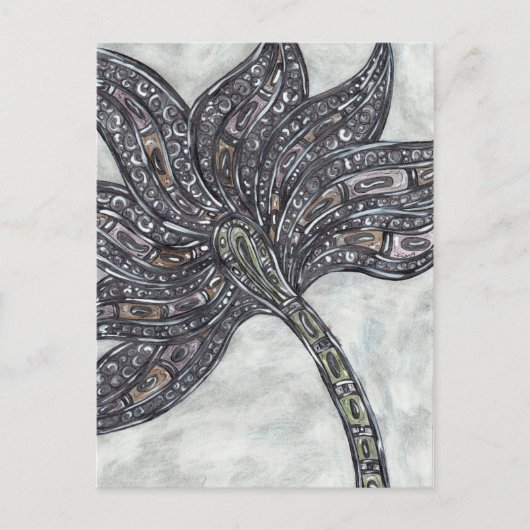 CO2-Pflanze 5 Postkarte (Vorderseite)