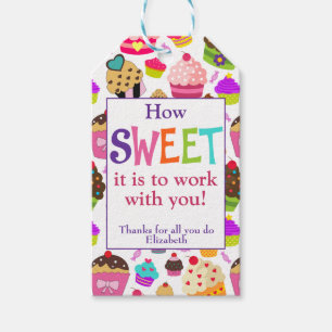 Co-Arbeiter Colleague Sweet Cupcake Geschenkanhänger