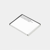 Co-ArbeiterInnen kurzes Angebot für den Arbeitspla Post-it Klebezettel (angewinkelt)