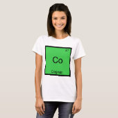 Co-Cognac Funny Chemistry Element Symbol T - Shirt (Vorne ganz)