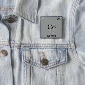 Co-Conrad Funny Chemistry Element Symbol T - Shirt Button (Beispiel)