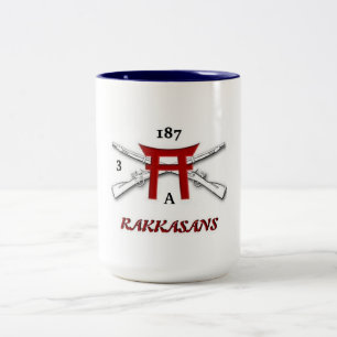 Co eine 3/187 INFANTERIE Rakkasans Zweifarbige Tasse
