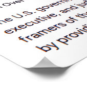 Co-Equal Branches of Government Poster (Ecke)