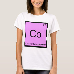Co - Gewissenhaftes T-Shirt der Objector Chemistry