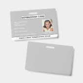 CO-OP-Abzeichen für die Homeschoool-Mitgliedschaft Ausweis (Front & Back)