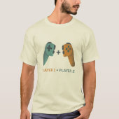 Co-Op-Duo-Controller T-Shirt (Vorderseite)