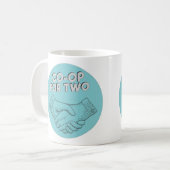 Co-op für Two Logo 11oz Classic Tasse (Vorderseite Links)
