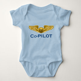 Co-Pilot Baby Bodysuit Strampler