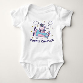 Co-Pilot der Pop - Unicorn-Flugzeug Baby Strampler