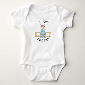 Co-Pilot kommt bald neues Baby Geschenk, Flugzeug Strampler