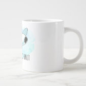 Co-Pilot mit Flugzeug Jumbo-Tasse (Rechts)