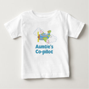 Co-pilot Tante Baby T-shirt