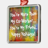 Co-Worker Christmas Ornament Aus Metall (Links)