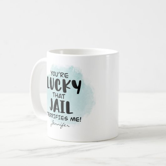 Co Worker Funny Quote Personalized Kaffeetasse (Vorderseite Links)