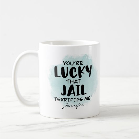 Co Worker Funny Quote Personalized Kaffeetasse (Links)