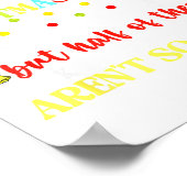 Co-workers Are Like Christmas Lights They Hang Tog Poster (Ecke)