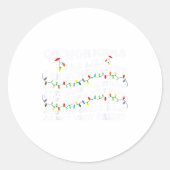 Co-workers Are Like Christmas Lights They Hang Tog Runder Aufkleber (Vorderseite)