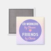 Co-WORKERs Besondere Freundschaftsgeschenk Magnet (Vorderseite/Rückseite)
