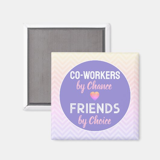 Co-WORKERs Besondere Freundschaftsgeschenk Magnet (Vorderseite/Rückseite)