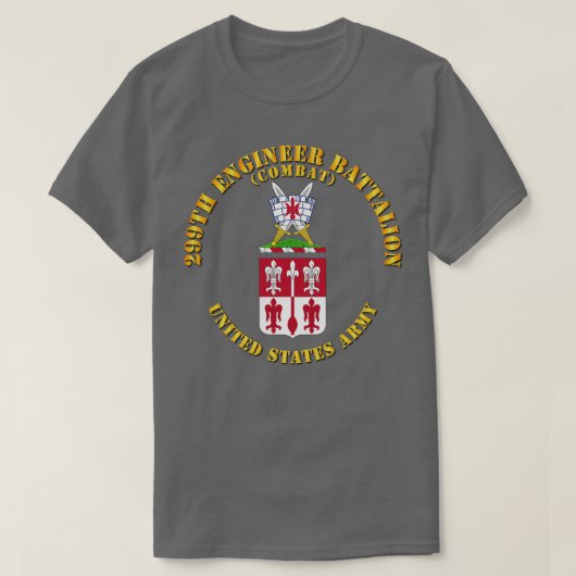 COA 299. Bataillonenkämpfer für Ingenieure T-Shirt (Design vorne)